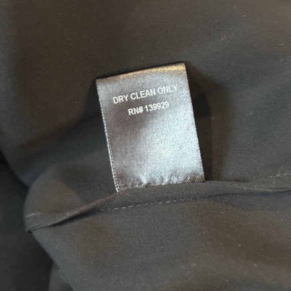 Adam Lippes Black Fringe Lace Short Sleeve Crew Neck Top, size 8 deco designer - Picture 6 of 9